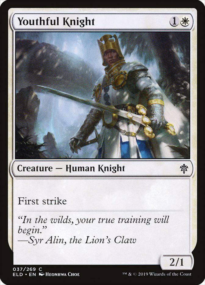 Youthful Knight [Throne of Eldraine] - Destination Retro