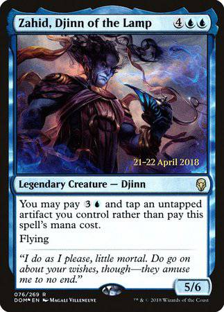 Zahid, Djinn of the Lamp [Dominaria Promos] - Destination Retro