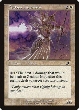 Zealous Inquisitor [Scourge] - Destination Retro