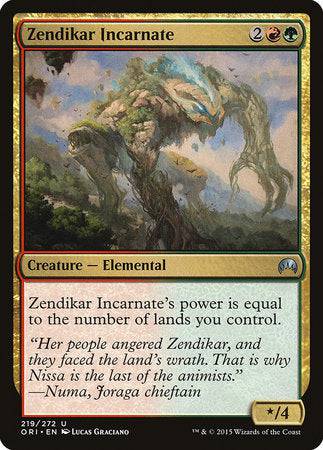 Zendikar Incarnate [Magic Origins] - Destination Retro