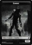 Zombie (010) // Zombie (011) Double-sided Token [Commander 2019 Tokens] - Destination Retro