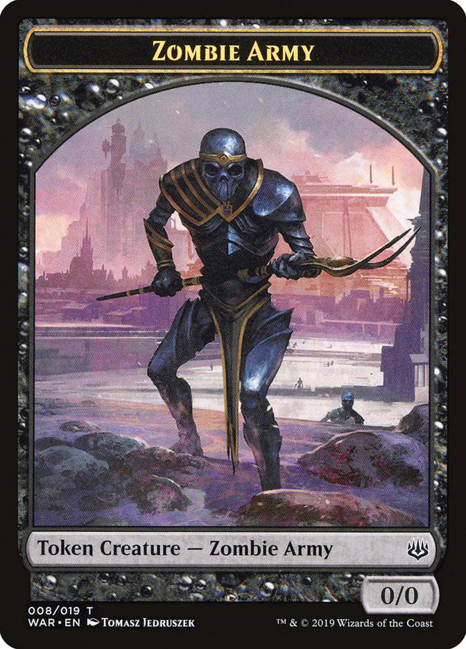 Zombie Army (008/019) [War of the Spark Tokens] - Destination Retro