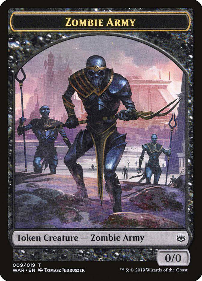 Zombie Army (009/019) [War of the Spark Tokens] - Destination Retro