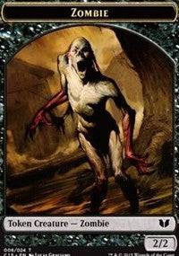 Zombie // Elephant Double-Sided Token [Commander 2015 Tokens] - Destination Retro