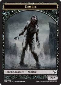 Zombie // Shapeshifter Double-sided Token [Commander 2018 Tokens] - Destination Retro