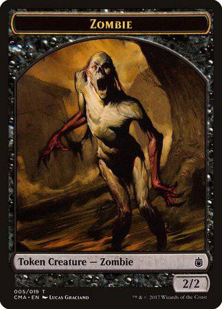 Zombie Token (005) [Commander Anthology Tokens] - Destination Retro