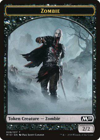 Zombie Token [Core Set 2019 Tokens] - Destination Retro