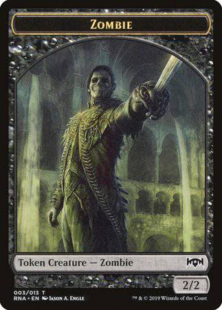 Zombie Token [Ravnica Allegiance Tokens] - Destination Retro