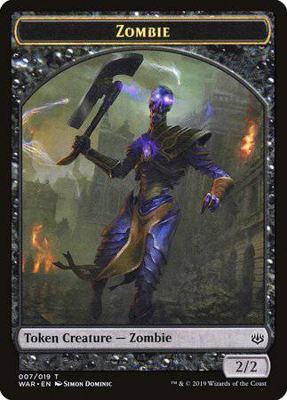 Zombie Token [War of the Spark Tokens] - Destination Retro