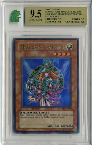 MNT - 9.5 -  Magician's Valkyria - Ultra Rare - Shonen Jump Magazine Promo - Destination Retro