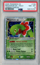 PSA - NM-MT 8 - MEGANIUM EX-HOLO - EX UNSEEN FORCES - Destination Retro