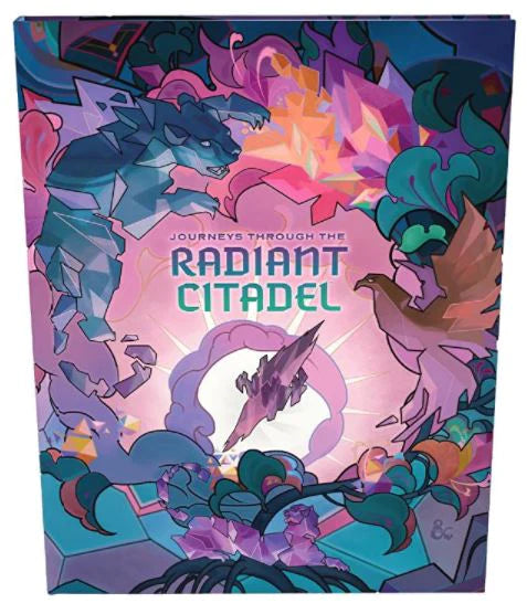 DUNGEONS & DRAGONS - ADVENTURE BOOK - JOURNEYS THROUGH THE RADIANT CITADEL ALT COVER - Destination Retro