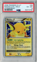 PSA - EX-MT 6 - RAICHU LV.X-HOLO - DIAMOND & PEARL STORMFRONT - Destination Retro