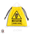 SUPPLIES - DICE BAG - ZOMBIES INSIDE (YELLOW) - Destination Retro