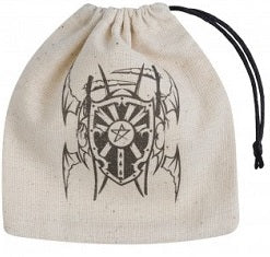 SUPPLIES - DICE BAG - VAMPIRE BEIGE/BLACK - Destination Retro
