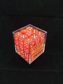 SUPPLIES - DICE - VORTEX 36D6 SOLAR/WHITE 12MM - Destination Retro