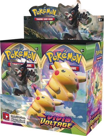 Pokémon TCG: Sword & Shield-Vivid Voltage Booster Box - Destination Retro