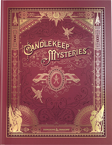 DUNGEONS & DRAGONS - ADVENTURE BOOK - CANDLEKEEP MYSTERIES ALTERNATE COVER - Destination Retro