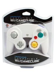 Wii & GameCube Wired Controller (White) (Cirka) - Destination Retro
