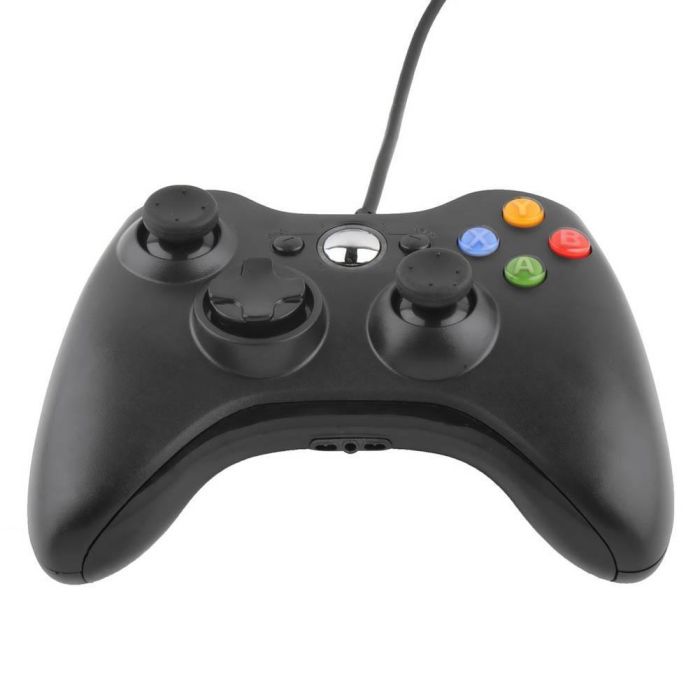Xbox 360 - Wired Controller - Black - Destination Retro