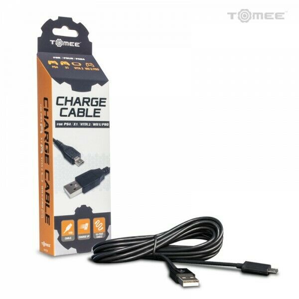 Micro USB Charge Cable for PS4 Xbox One & Vita 2000 Tomee 10ft. NEW SEALED - Destination Retro