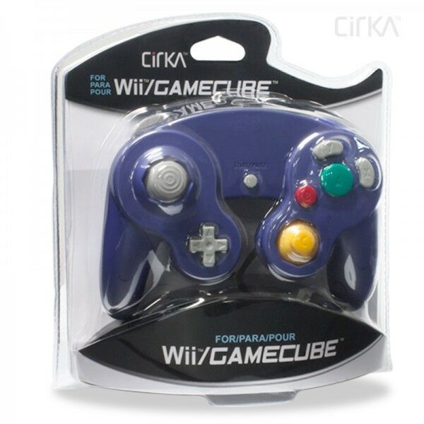 Wii & GameCube Wired Controller (Indigo) (Cirka) - Destination Retro