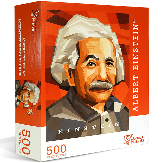 PUZZLES - Scientist Puzzle Series - Albert Einstein - 500 PIECES - Destination Retro