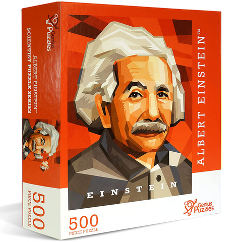 PUZZLES - Scientist Puzzle Series - Albert Einstein - 500 PIECES - Destination Retro