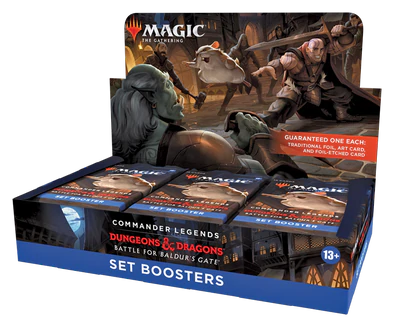 MTG - COMMANDER LEGENDS: BATTLE FOR BALDUR'S GATE - SET BOOSTER BOX (PRE-ORDER JUNE 3RD) - Destination Retro