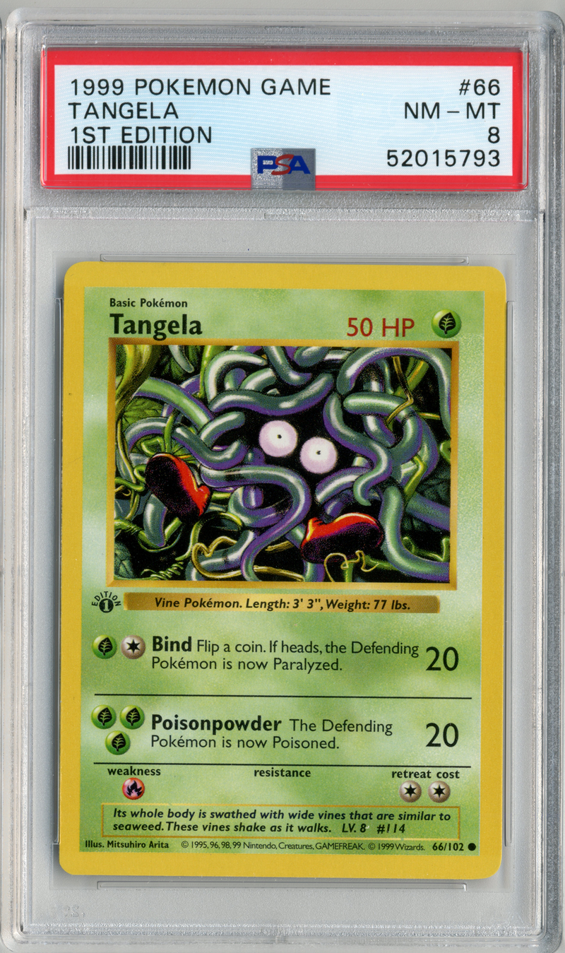 PSA - NM-MT 8 - TANGELA - 1ST EDITION - BASE SET - Destination Retro