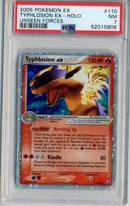 PSA - NM 7 - TYPHLOSION EX-HOLO - EX UNSEEN FORCES - Destination Retro