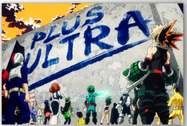CANVAS PRINT - MY HERO ACADEMIA "PLUS ULTRA" - 24"x16" - Destination Retro
