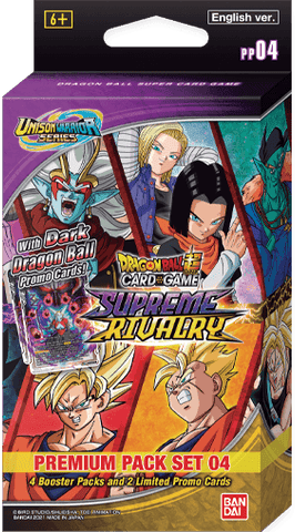 DRAGON BALL SUPER - SUPREME RIVALRY - PREMIUM PACK SET 04 - Destination Retro