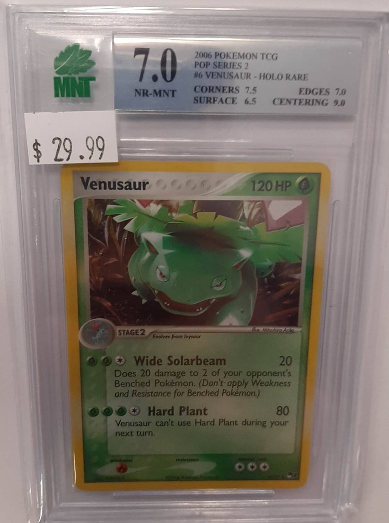 MNT - 7.0 - Venusaur - Holo Rare - Pokemon TCG POP Series 2 - Destination Retro