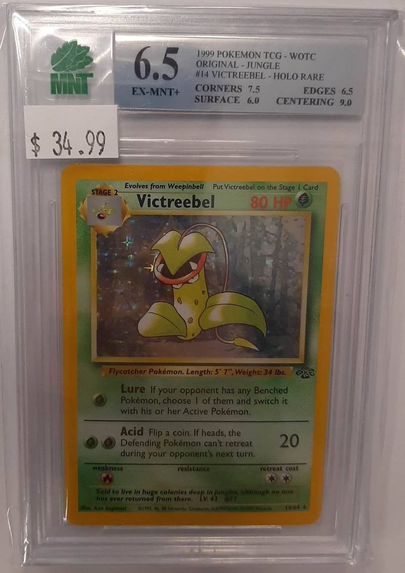 MNT - 6.5 - Victreebel - Holo Rare Jungle - Pokemon TCG - Wizards of the Coast Original Series - Destination Retro