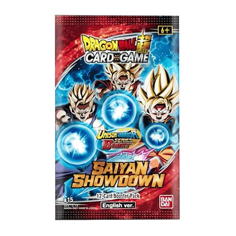 DRAGON BALL SUPER TCG - SET 15 - SAIYAN SHOWDOWN BOOSTER PACK - Destination Retro